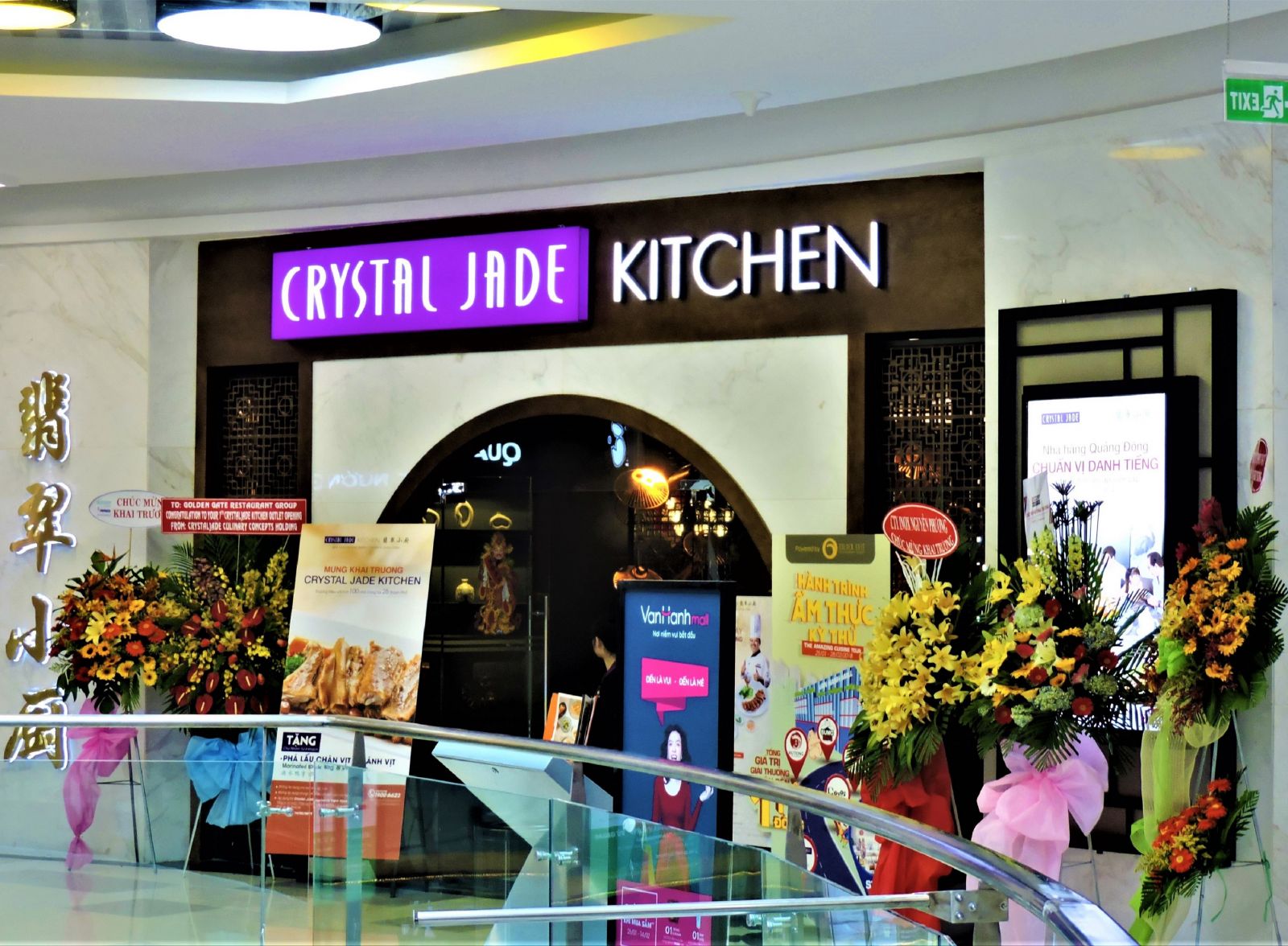Công trình nhà hàng Trung Hoa Crystal Jade Kitchen - Vạn Hạnh Mall
