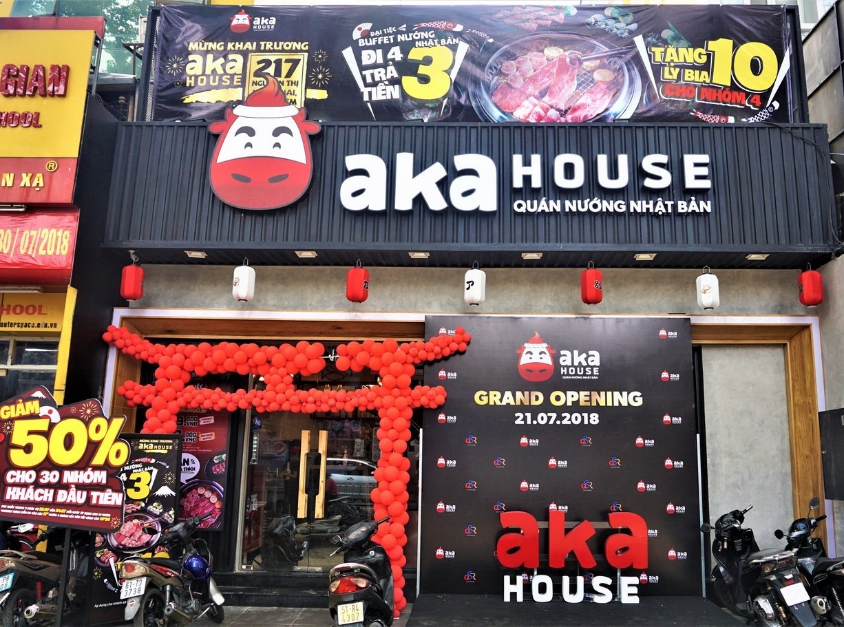 Công trình nhà hàng Aka House - Nguyễn Thị Minh Khai