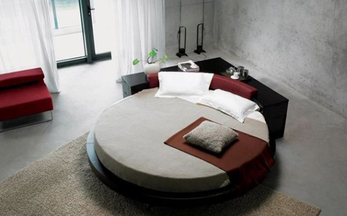 giường ngủ hình tròn