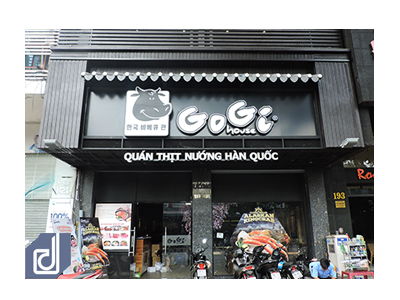 Công trình nhà hàng GoGi House - Nguyễn Thái Học