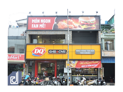 Công trình nhà hàng Dairy Queen Grill & Chill Quang Trung