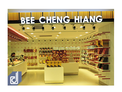 Công trình nội thất Cửa hàng Bee Cheng Hiang tại Saigon Center