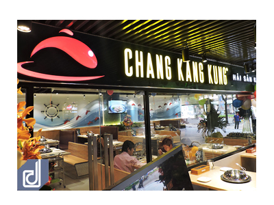 Công trình nhà hàng hải sản khói Chang Kang Kung - The Garden Mall