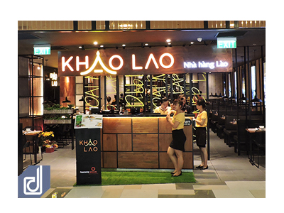 Công trình trọn gói - Nội thất nhà hàng Khao Lao Vivo City
