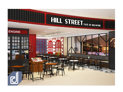 Dự án Thiết kế: Nhà hàng Hill Street - Vạn Hạnh Mall