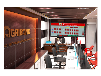 Công ty CP D & D thiết kế và thi công nội thất cho Ngân hàng Agribank