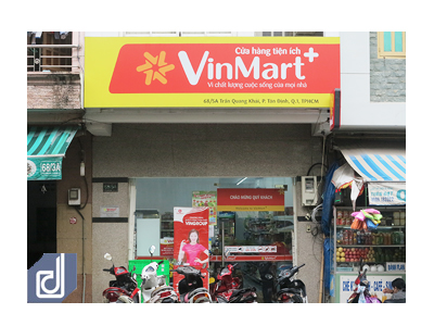 Dự án Thi công nội thất Cửa hàng tiện lợi VinMart+Trần Quang Khải